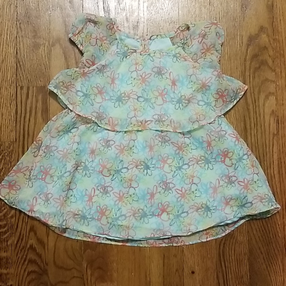 DKNY girls frilly shirt